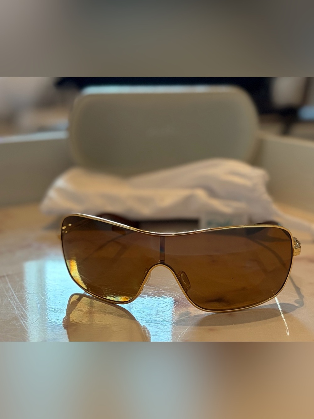 Oakley Gold Frames with Brown Polarized Lenses Sunglasses for Women